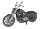 Preview: US Big Block Motorcycle als 3D Holzmodell - Zeichnung